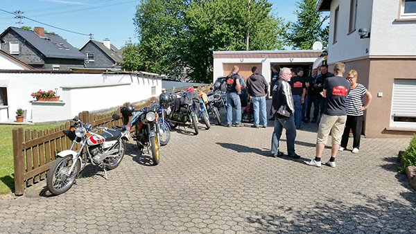 Testtour vor der großen Fahrt